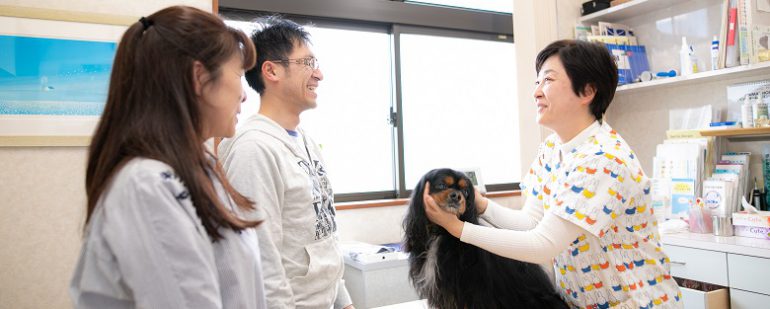 飼い主さんとのお話